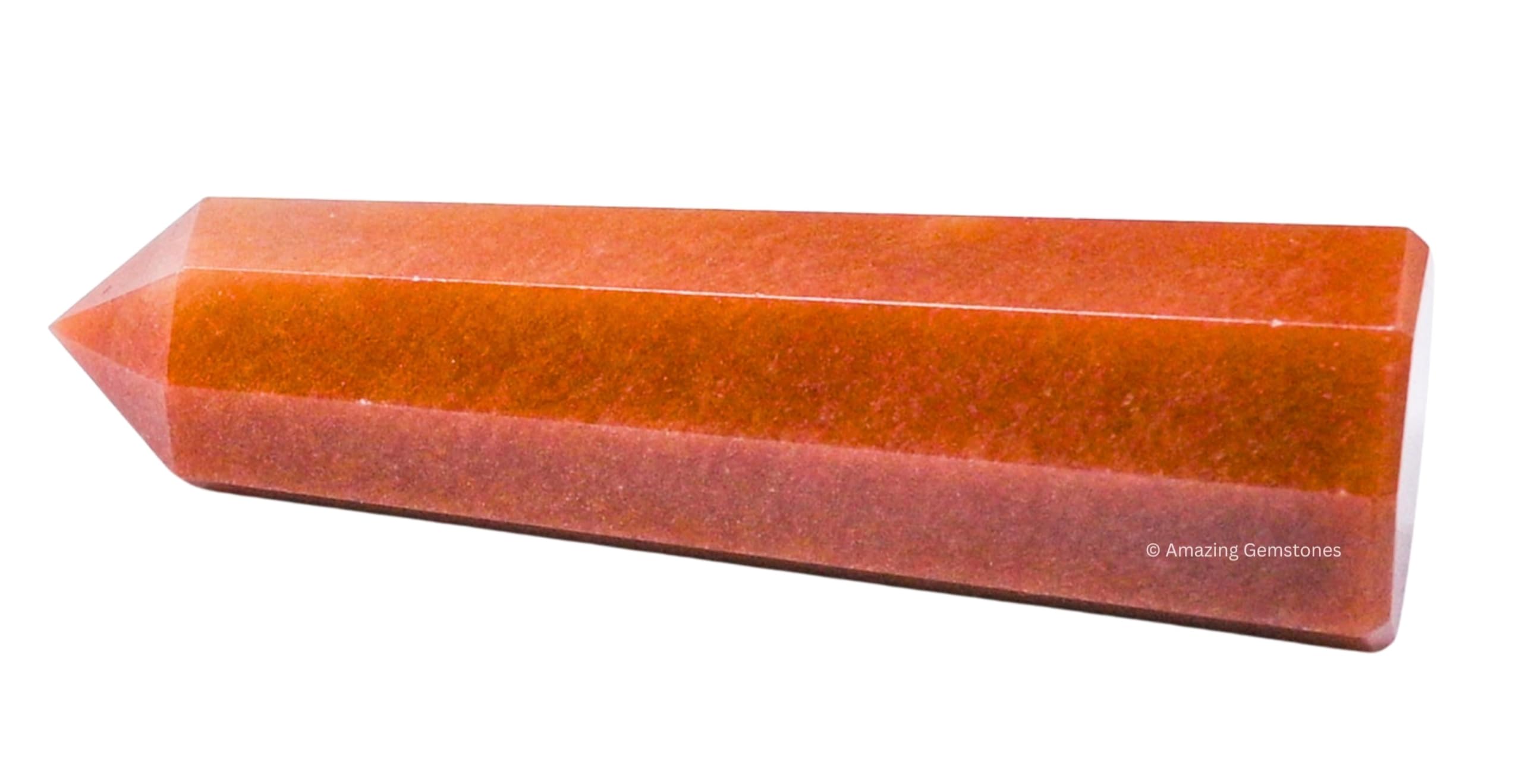 Amazing Gemstone pointe cristal jaspe chocolat améliore concentration et protection dans l’espace.