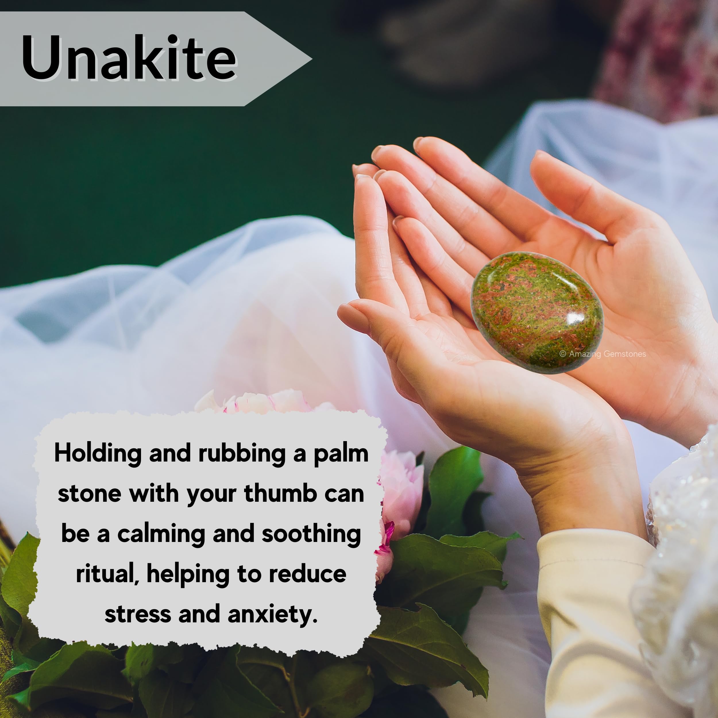 Amazing Gemstone Unakite – décoration intérieure discrète et apaisante.