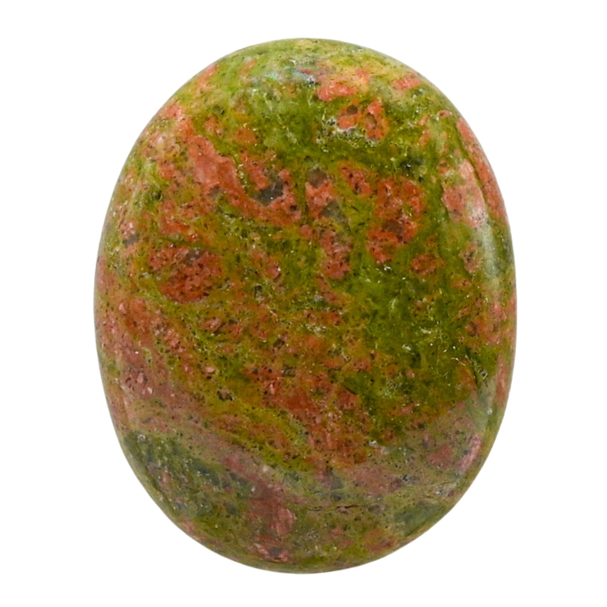 Amazing Gemstone Unakite – pierre de paume grande pour méditation et équilibre.