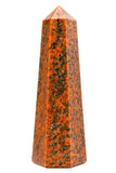 Amazing Gemstone Unakite Tour Cristal: purification et énergie renouvelée pour votre espace.