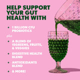 Amazing Grass Greens Superfood certification biologique CC0F, sans gluten et sans OGM.