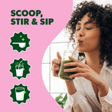 Amazing Grass Greens Superfood smoothie rapide, mélange sain pour le petit-déjeuner.