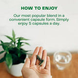 Amazing Grass poudre de betterave en capsules, idéal pour booster l'éclat des repas.