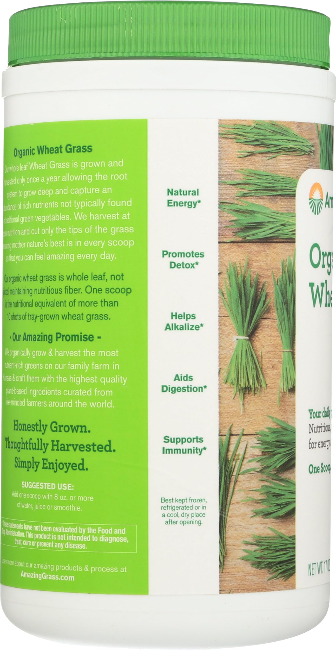 Amazing Grass Poudre comme ingrédient sain pour recettes et smoothies.