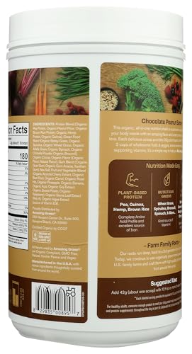 Shake prêt à boire Amazing Grass – texture crémeuse et goût chocolat avec betterave.