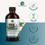 Amazing Herbs: Emballage premium huile noire et graines de citrouille, source d'acides gras essentiels