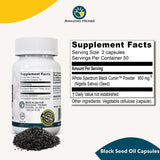 Amazing Herbs Graine noire — ingrédients naturels, sans additifs, mode de vie sain.