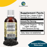 Amazing Herbs huile d'origan pure, goutte-application pratique dans l'eau ou sur nourriture.