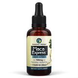 Amazing Herbs Maca Express Extrait Liquide dans flacon de 1 oz énergie et endurance.