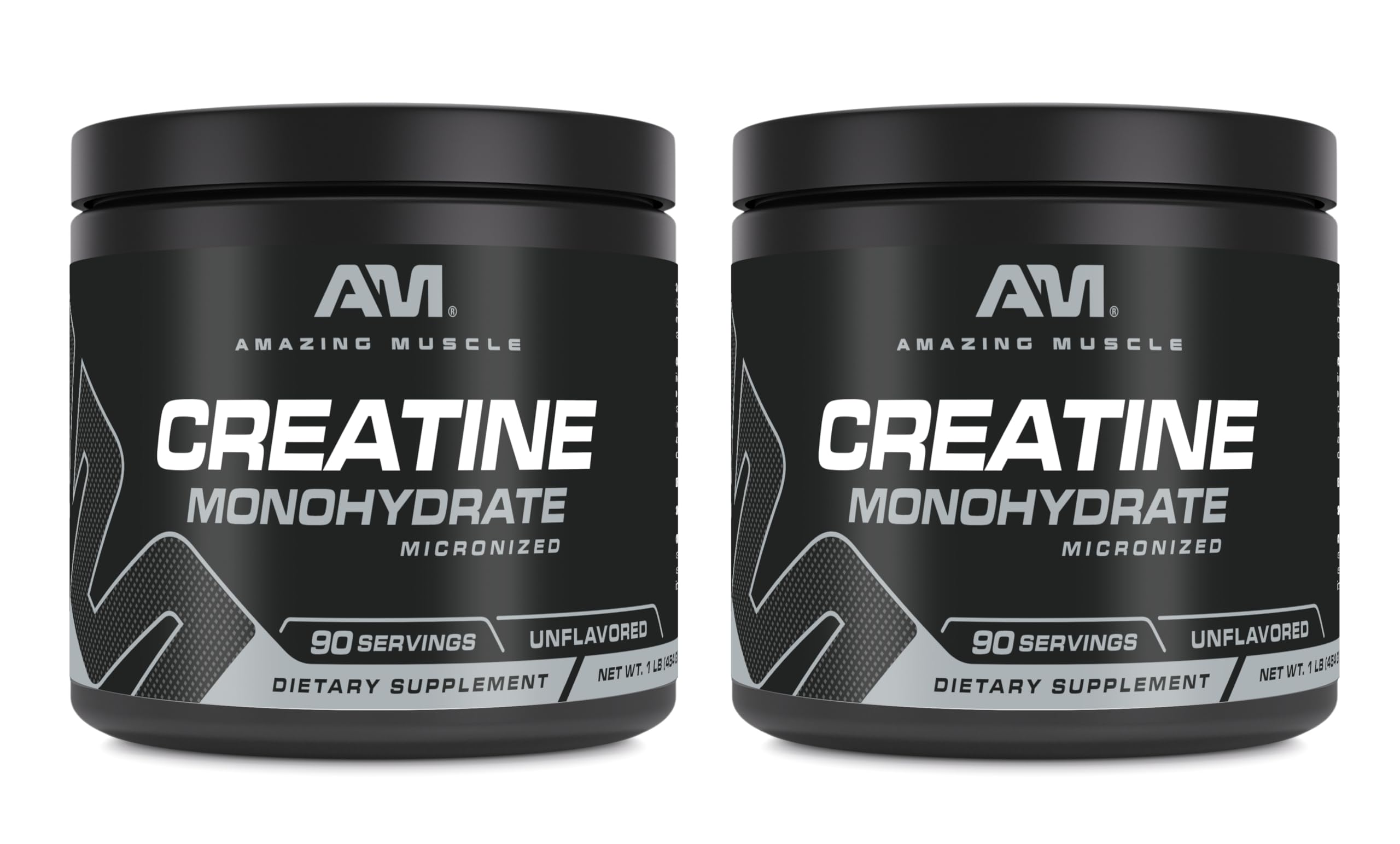 Amazing Muscle Créatine Monohydrate – Bouteille 90 portions, idéal pour les routines quotidiennes.