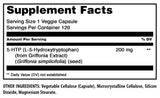 Amazing Nutrition 5-HTP etiquette zoom sur l etiquette