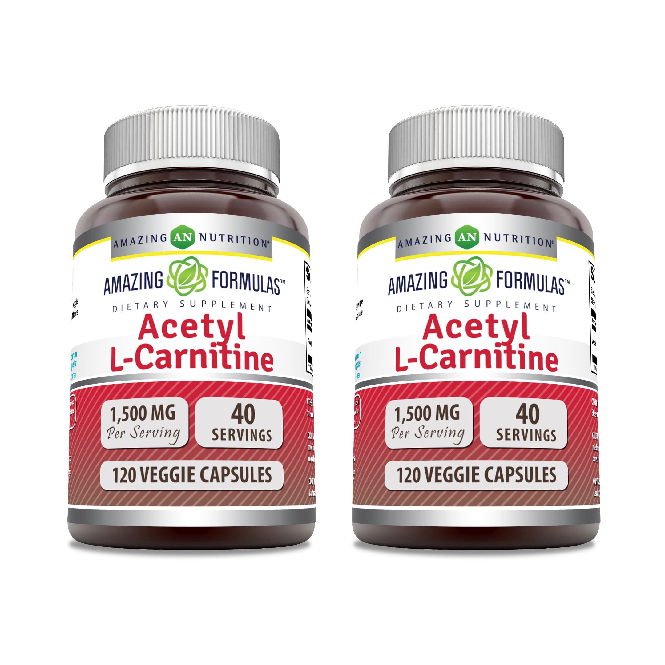 Amazing Nutrition Acétyl L-Carnitine HCl 1500 mg – bouteille pratique pour usage quotidien