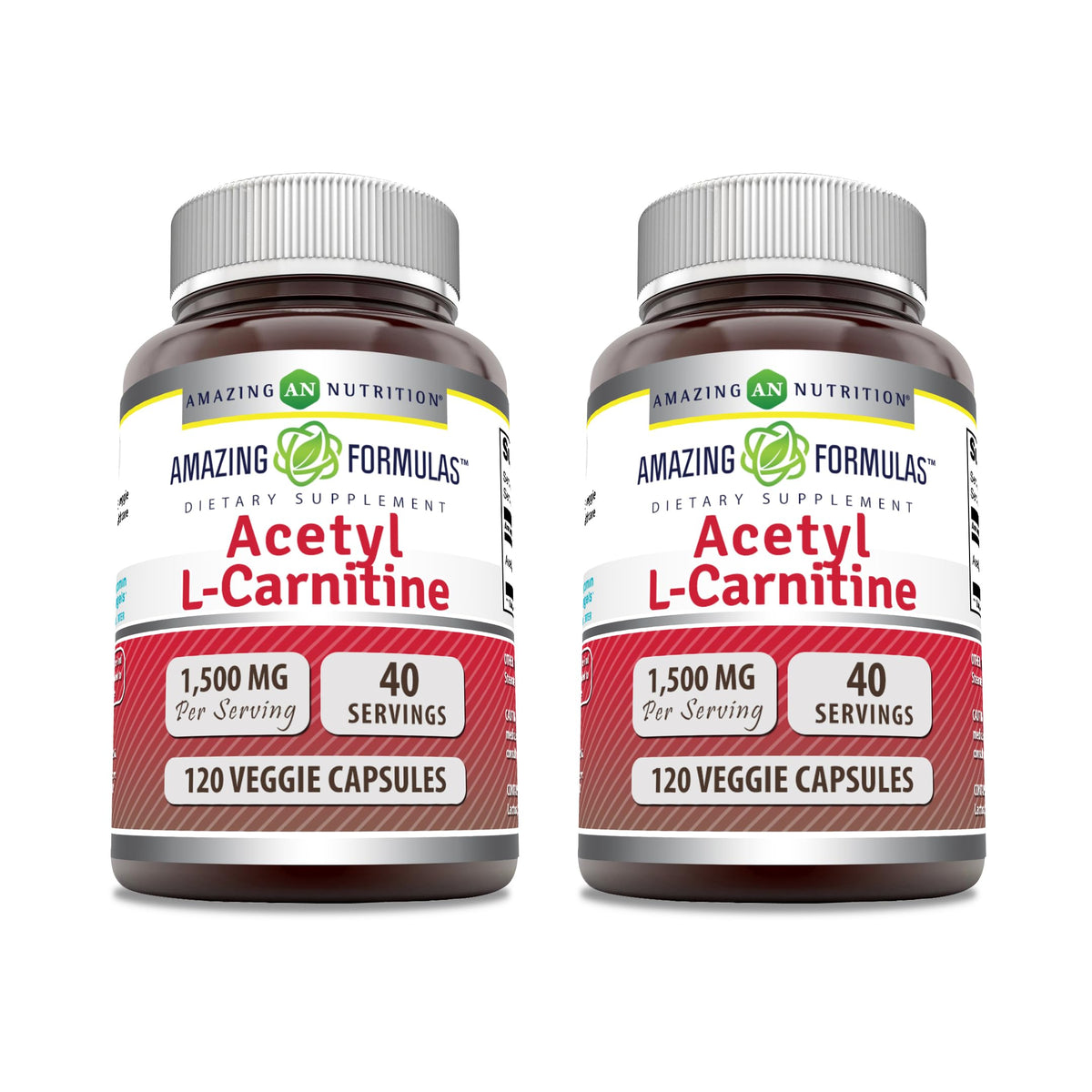Amazing Nutrition Acétyl L-Carnitine HCl 1500 mg – bouteille pratique pour usage quotidien