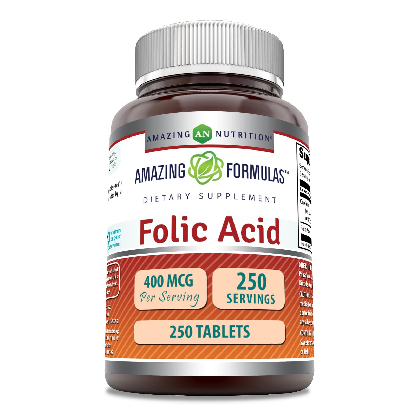 Amazing Nutrition acide folique - Bouteille prête à l'emploi.