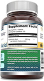 Amazing Nutrition Acide Hyaluronique 200 mg, bouteille: formulation non-OGM et sans gluten.