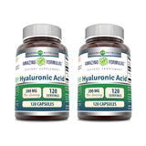 Amazing Nutrition Acide Hyaluronique 200 mg, capsule: soutien potentiel à l'hydratation de la peau.