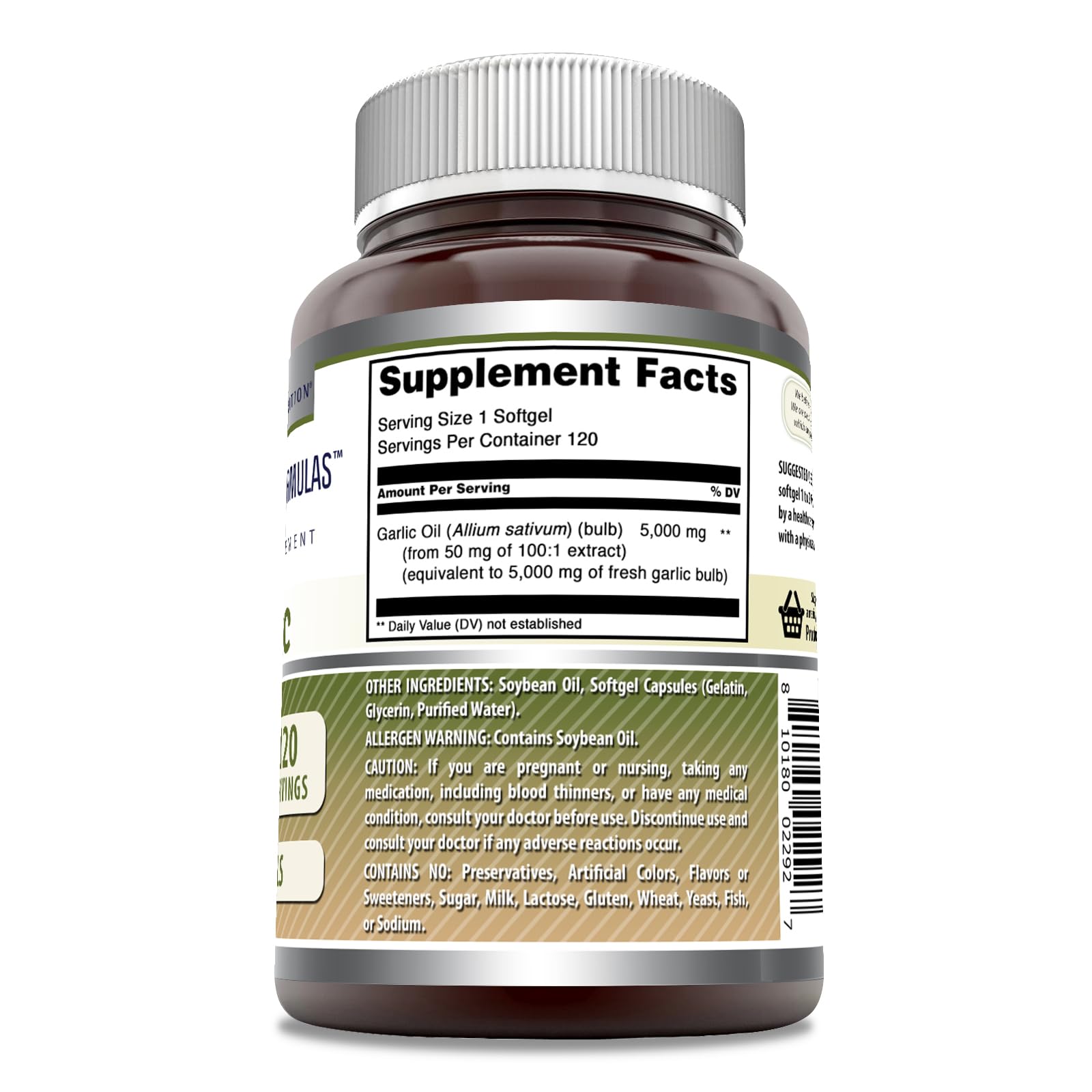 Amazing Nutrition Ail – gélules douces, format pratique