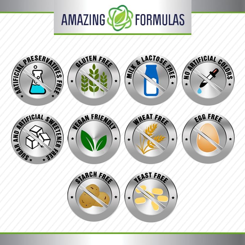Sceau de test tiers sur l'emballage Amazing Formulas 5-HTP.