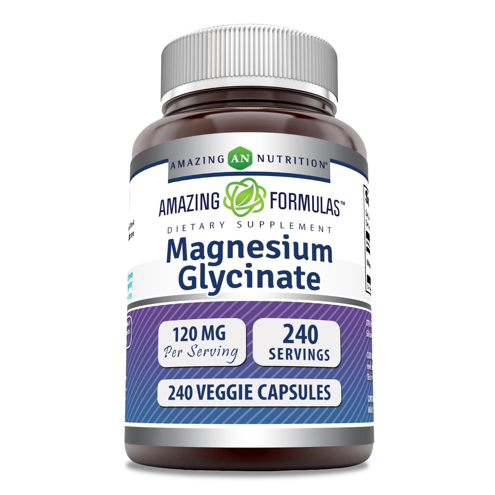 Amazing Formulas Magnesium Glycinate dans la bouteille, idéal pour une routine quotidienne.