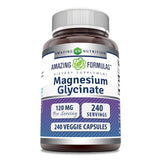 Amazing Formulas Magnesium Glycinate dans la bouteille, idéal pour une routine quotidienne.