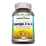 Amazing Omega 3.6.9 – bouteille, apport quotidien en acides gras essentiels.