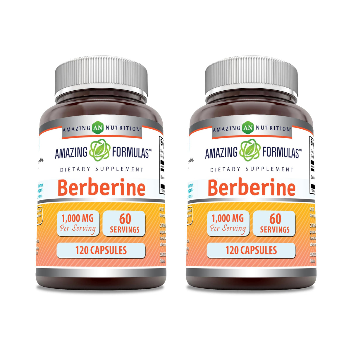 Amazing Formulas Berberine 1000mg: capsules faciles à prendre pour soutenir un mode de vie actif.