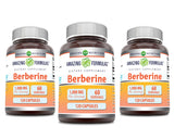 Amazing Nutrition Berberine 1000mg, capsules, soutien du métabolisme et équilibre glycémique potentiel.