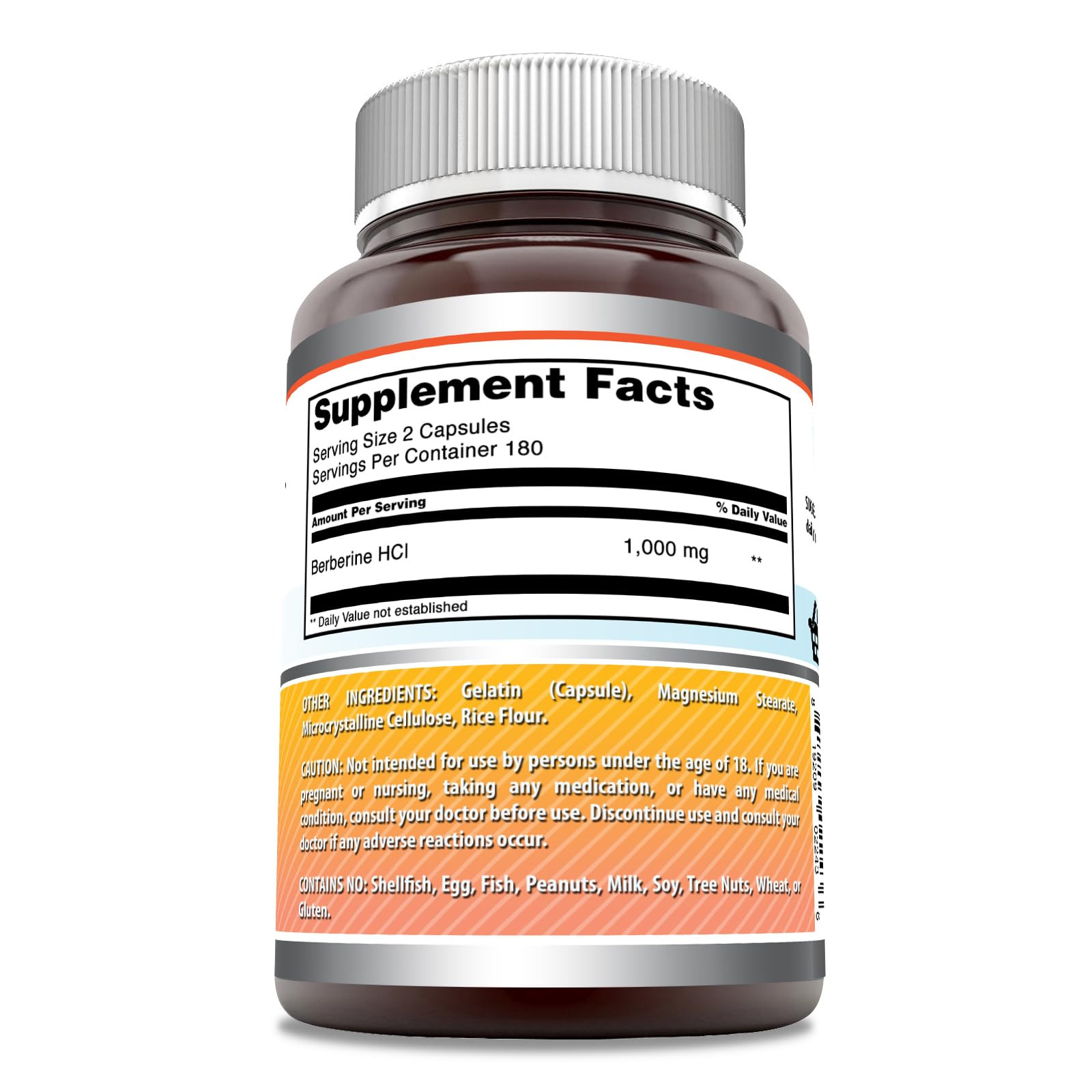 Berberine Amazing Nutrition – flacon et gélules, simplicité d'utilisation et qualité assurée