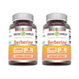 Capsules Amazing Nutrition Berberine 1200mg, faciles à avaler pour une utilisation quotidienne.