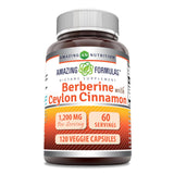 Amazing Nutrition Berberine Cannelle de Ceylan bouteille: complément pratique et naturel.
