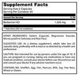 Amazing Nutrition Berberine emballage conforme GMP et qualité garantie.