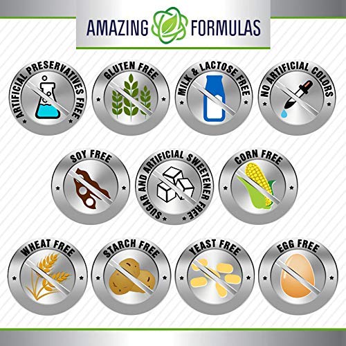 Logo sans gluten sur l emballage Bromelaine Amazing Nutrition