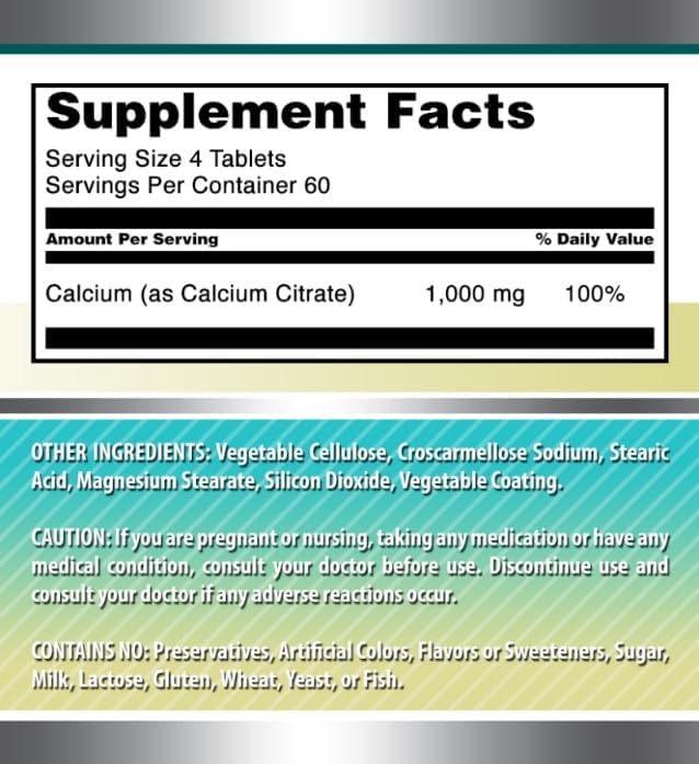 Amazing Nutrition Calcium Citrate sans OGM et sans gluten, choix sûr.