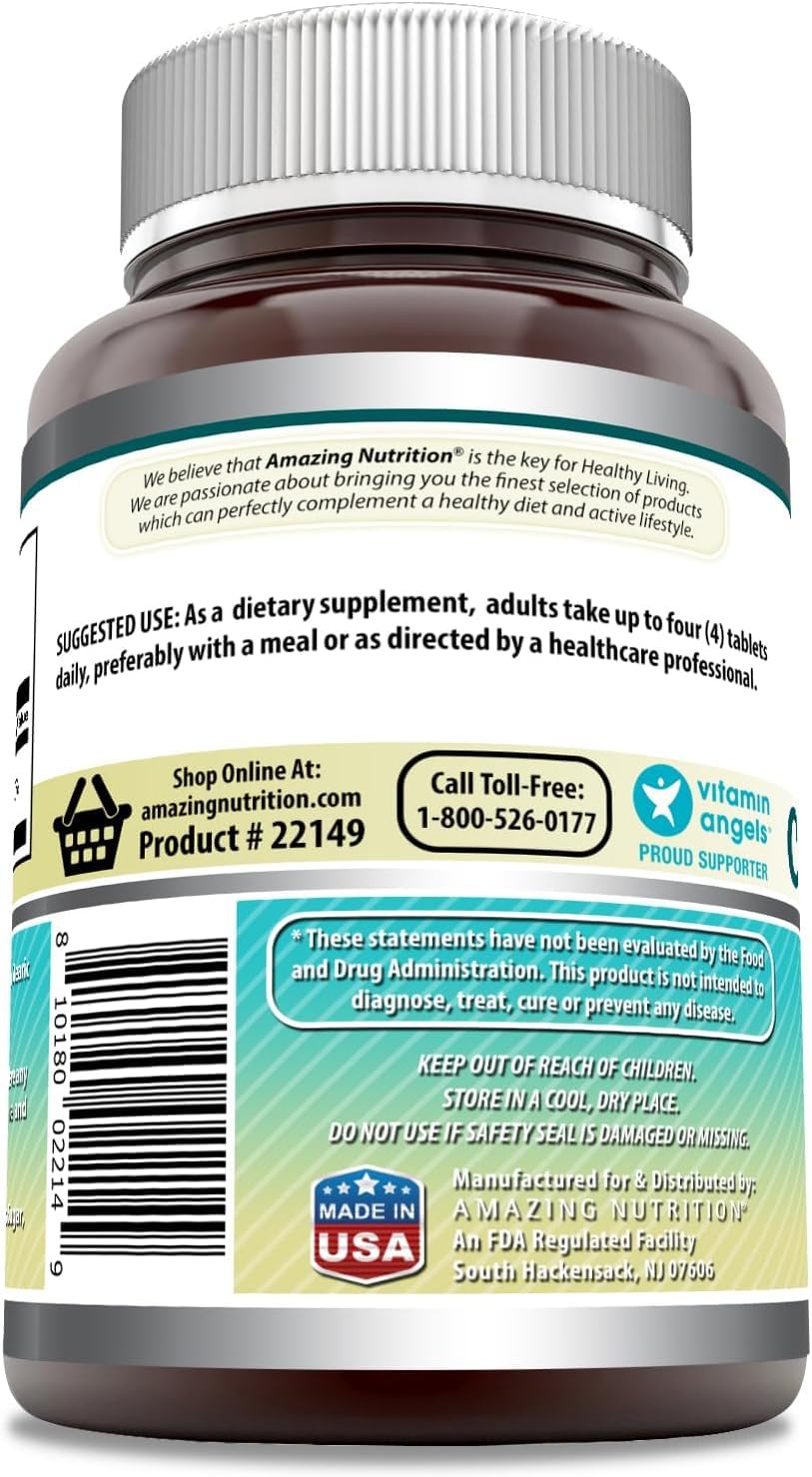 Amazing Nutrition Calcium Citrate pack triple: 3×240 comprimés pratiques.