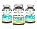 Amazing Nutrition Calcium Citrate: boîte de comprimés 1000 mg pratique pour le quotidien.
