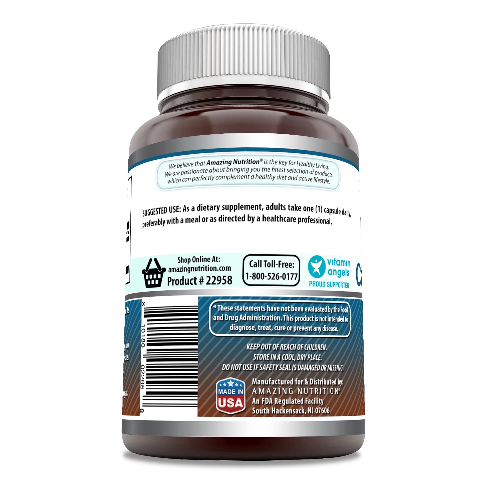 Amazing Nutrition Calcium Pyruvate – capsules, facilité d'intégration dans une routine quotidienne.