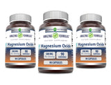 Amazing Nutrition Magnésium oxyde 500 mg, capsules faciles à avaler pour la routine quotidienne.