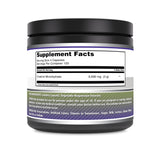 Amazing Nutrition Créatine 3000 mg – étiquette claire montrant les portions et bénéfices potentiels.