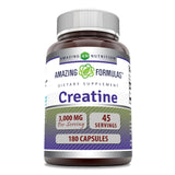 Amazing Nutrition créatine monohydrate, bouteille visible, soutien potentiel de la performance lors de séances