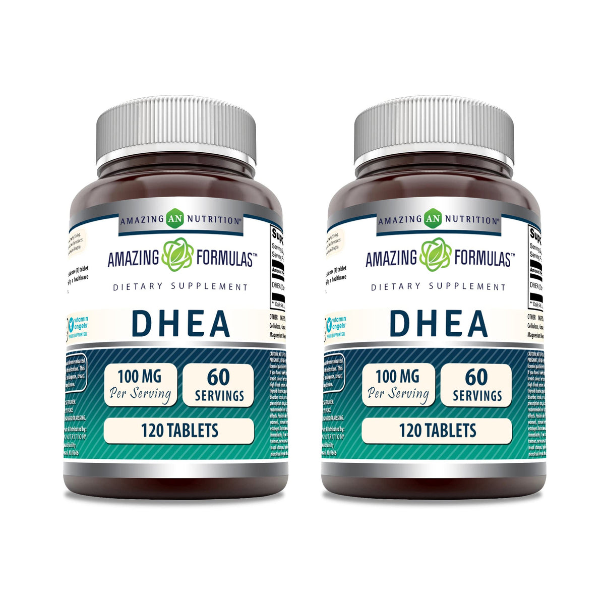 Amazing Nutrition DHEA, bouteille – usage quotidien potentiel.