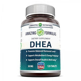 DHEA fabriqué aux États‑Unis, comprimés, pureté et puissance potentielles.