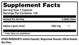 Étiquette indiquant Sans OGM et Sans gluten, Amazing Nutrition.