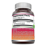 Étiquette sans OGM sur les gélules Amazing Nutrition Echinacea 1300 mg.