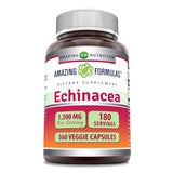 Amazing Nutrition Échinacée – bouteille de 360 capsules végétales, pureté garantie.