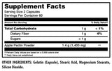 Fiche ingrédients d’Amazing Nutrition Pectine de Pomme