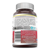 Étiquette du produit Acétyl L-Carnitine HCl, sans OGM et sans gluten.