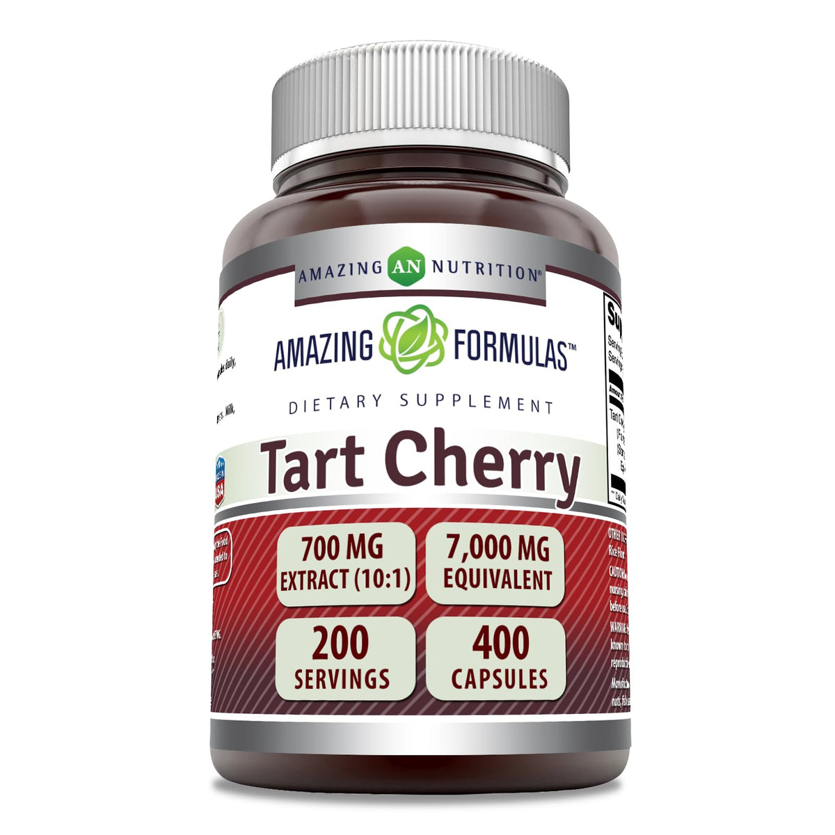 Amazing Formulas Extrait cerise acide 7000 mg en gélules pour usage quotidien potentiel