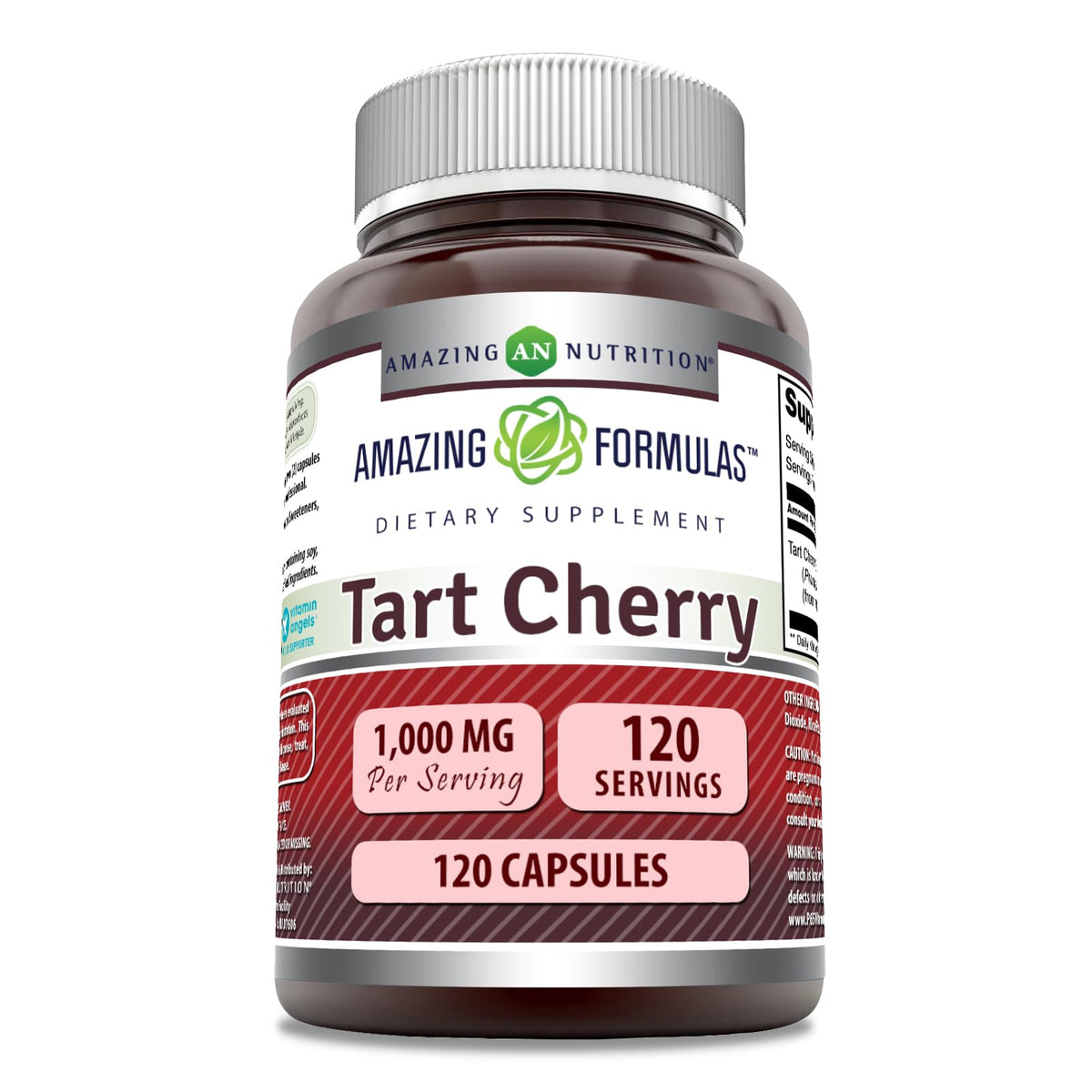 Amazing Nutrition Extrait cerise tart en bouteille, soutien quotidien potentiel.
