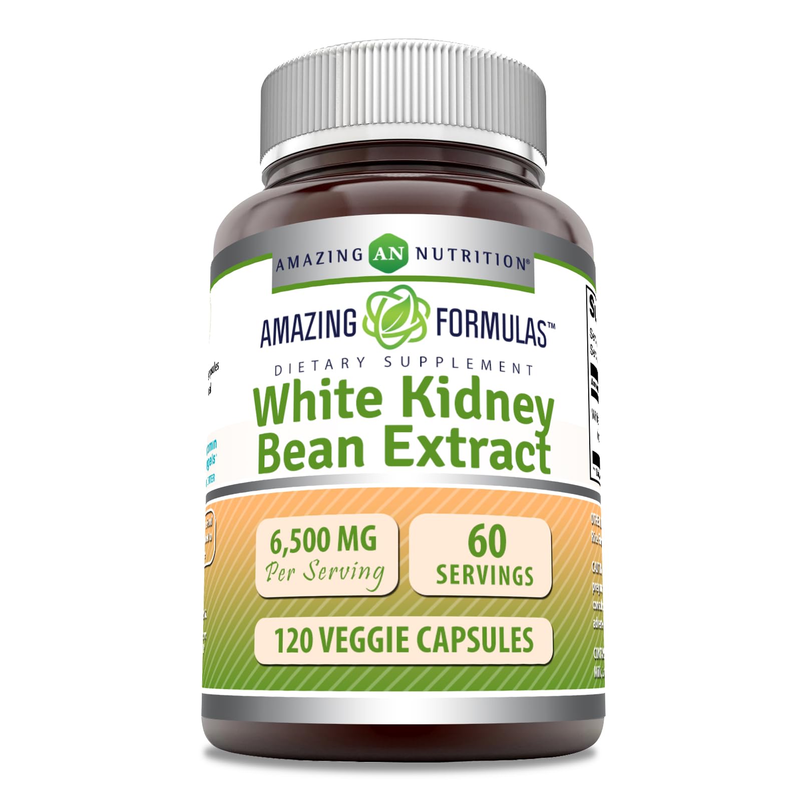 Amazing Nutrition Extrait Fève Blanche 6500mg — bouteille facile à utiliser au quotidien.