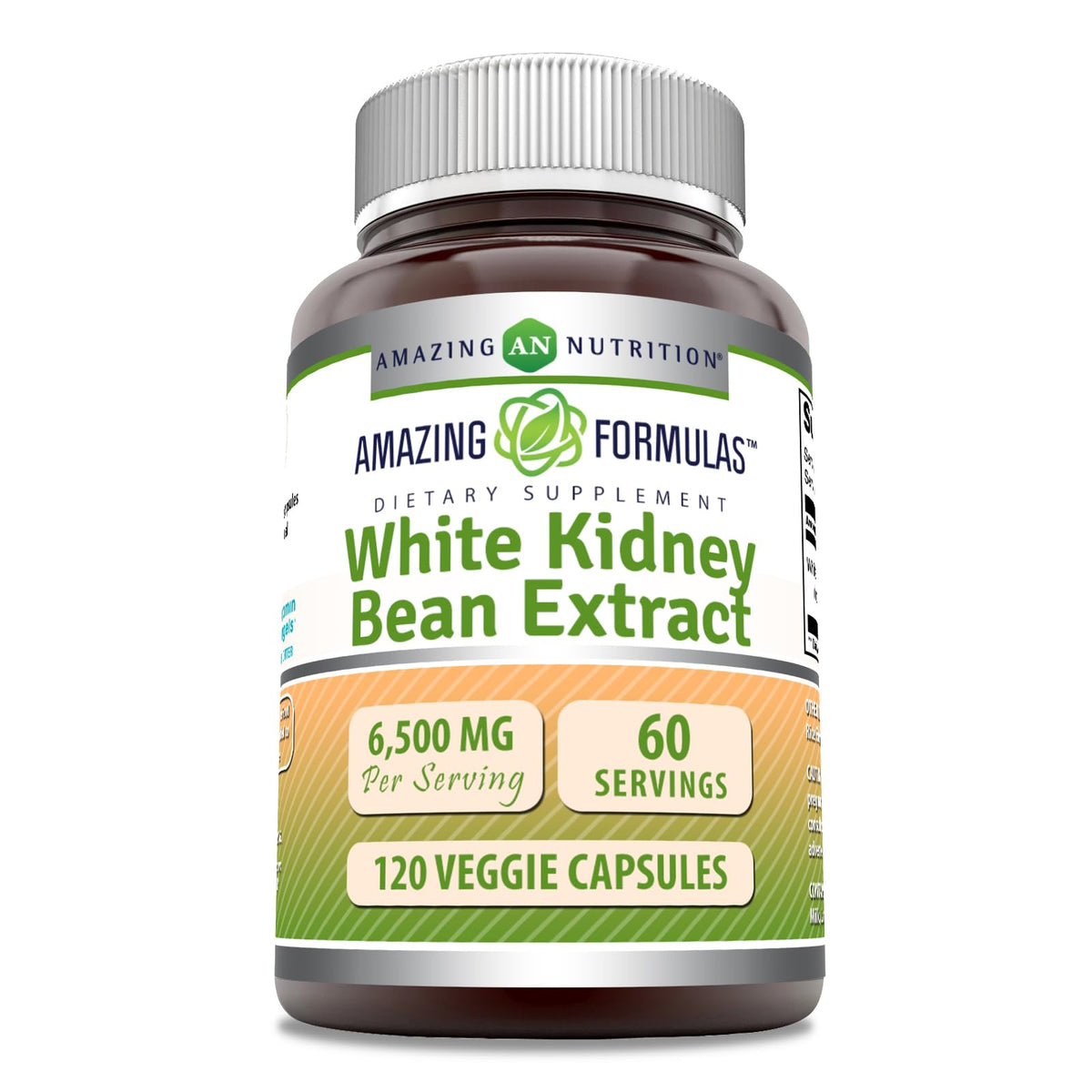 Amazing Nutrition Extrait Fève Blanche 6500mg — bouteille facile à utiliser au quotidien.